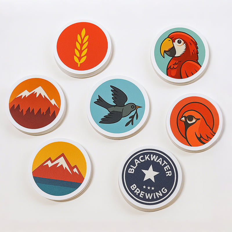 Circle stickers