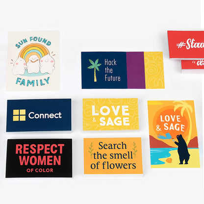 Rectangle stickers