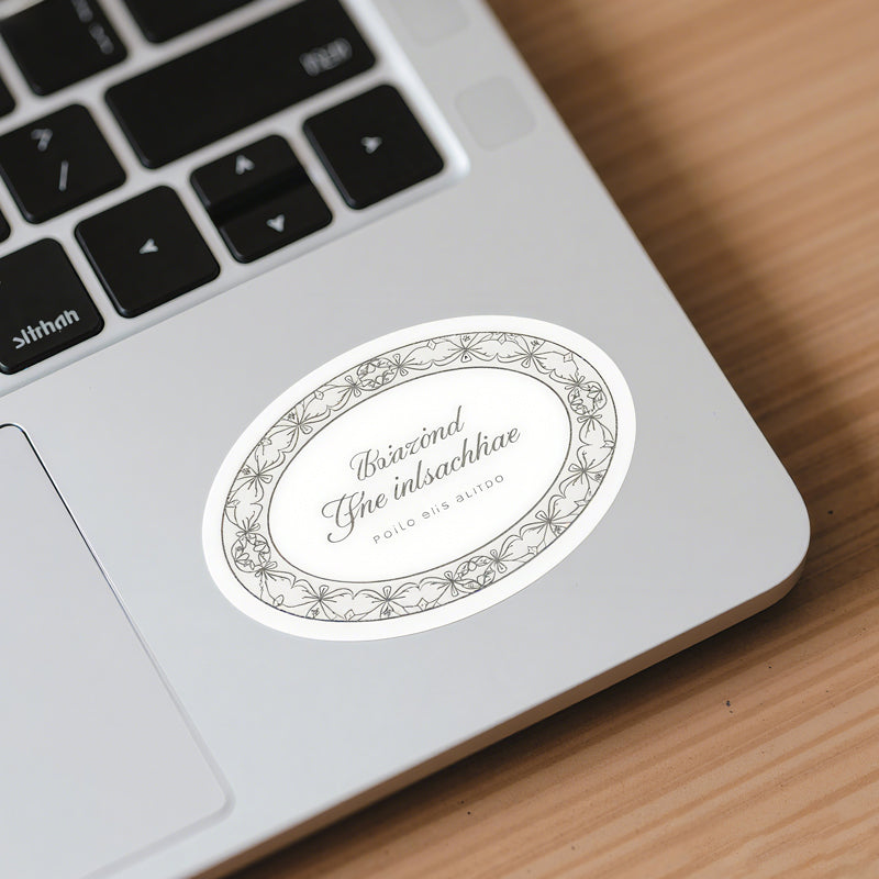Oval stickers