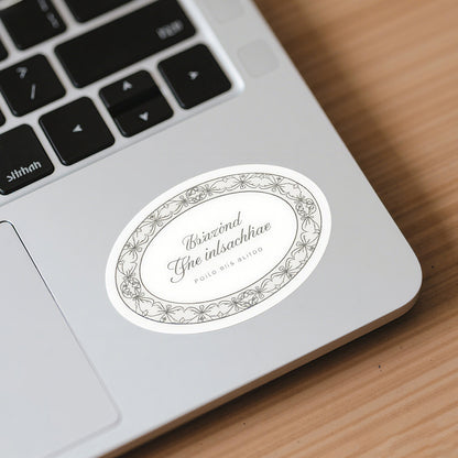Oval stickers